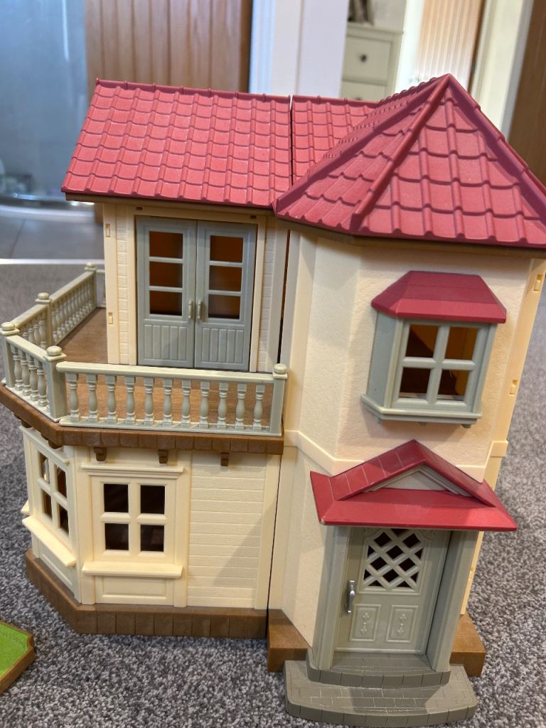 image for Sylvanian Families Beechwood Hall House, car, campervan 