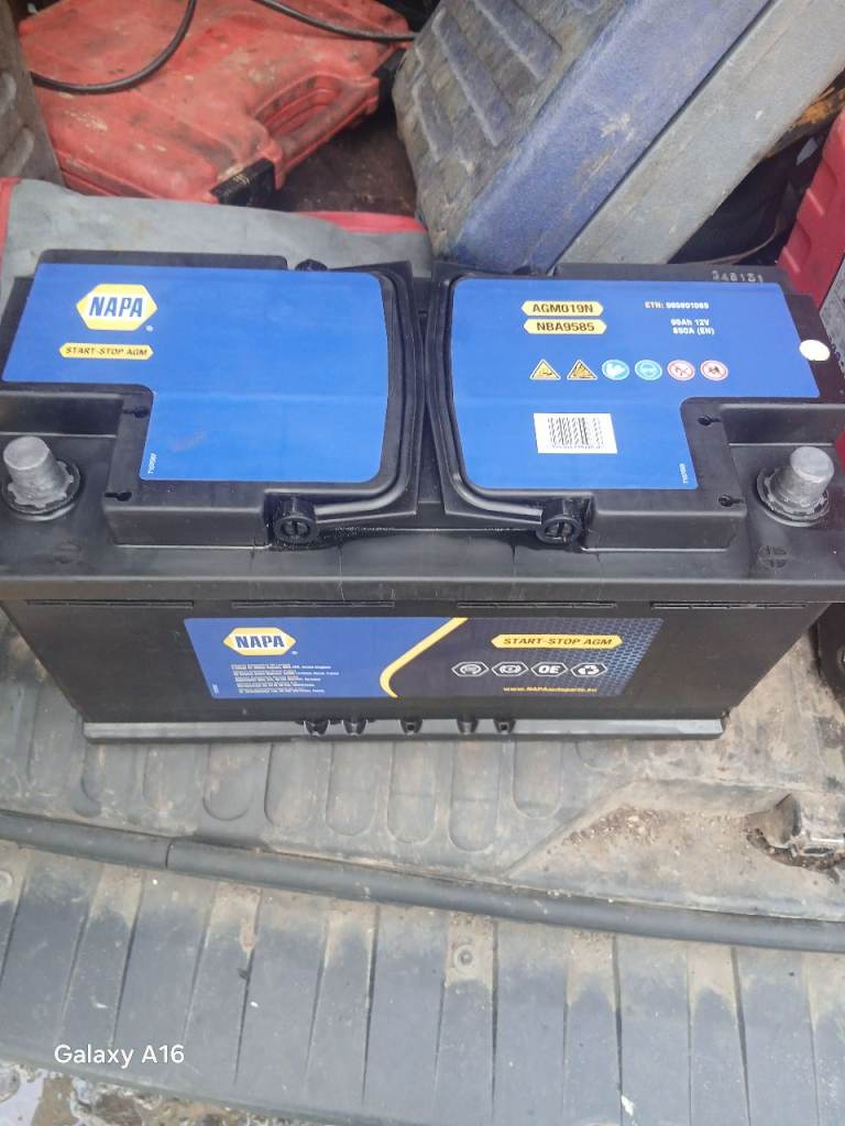 Car battery agm stop start battery 
