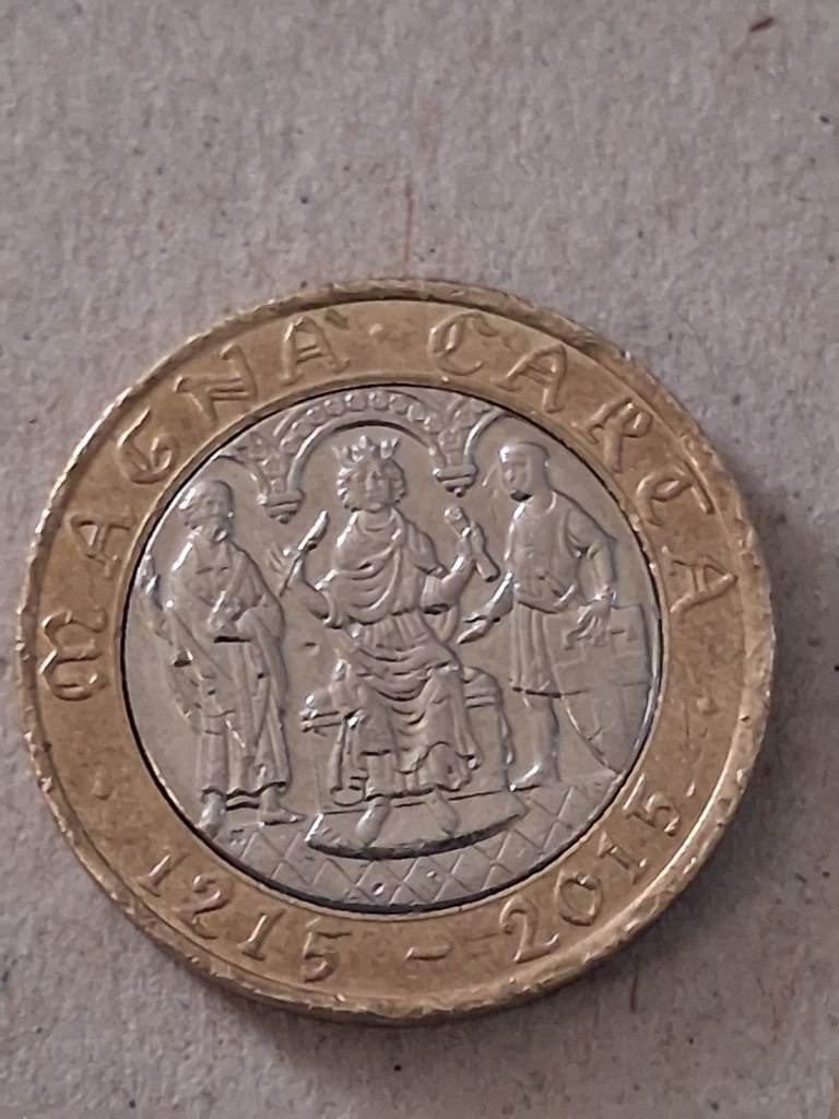 A 2015 Magna Carta 800th Anniversary £2 Coin