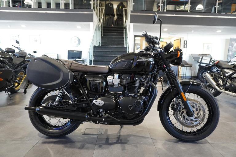 Triumph Bonneville T120 Black with just 3355miles Only £9995. 