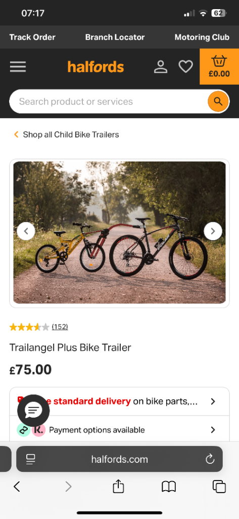 Trailangel bike trailer