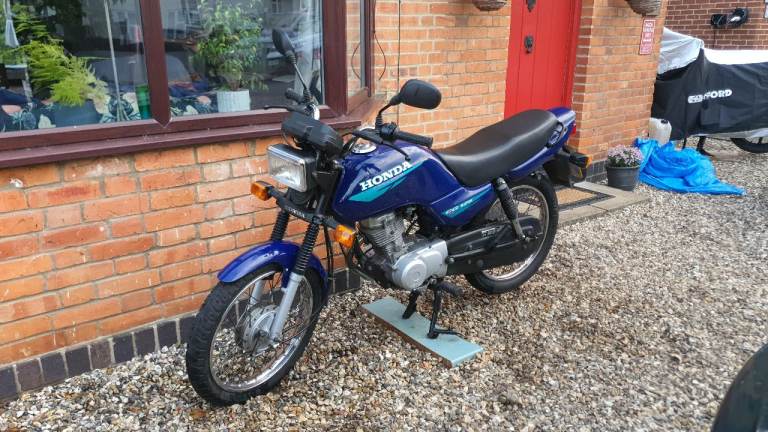 Blue 1999 Honda CG125, 35k miles, MOT till April 2027
