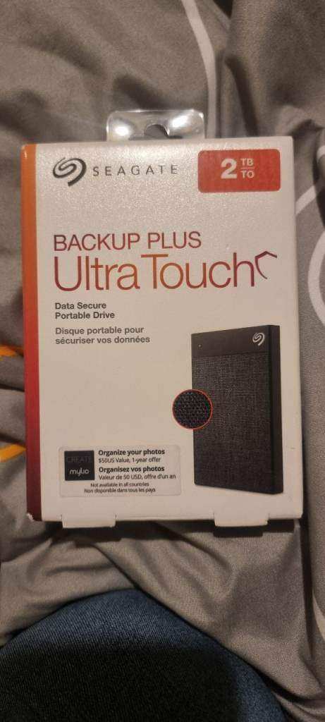 external hard drive....