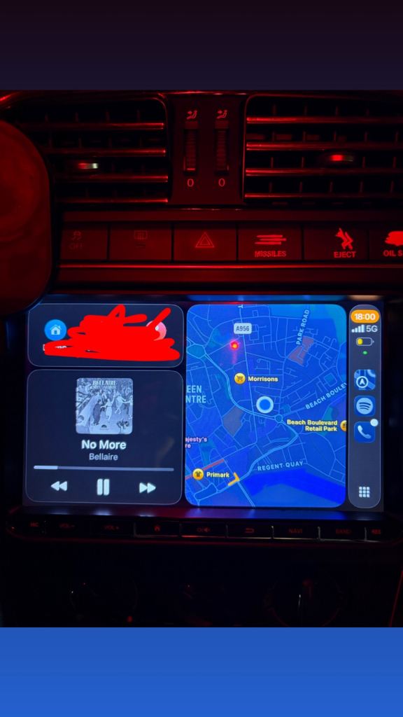 Volkswagen polo apple car play digital head unit 