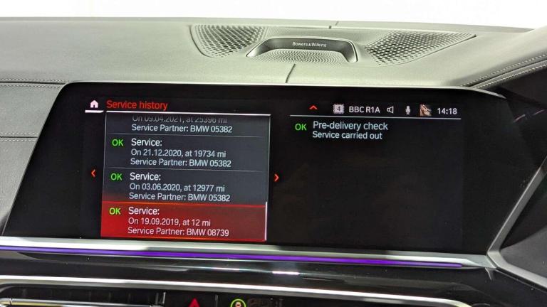  BMW X7 3.0 X7 xDrive 40i M Sport Auto 4WD 5dr Petrol Automatic