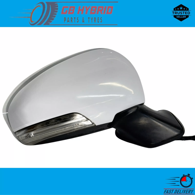 Genuine Toyota Prius 2009- 2015 Driver Side Mirror White