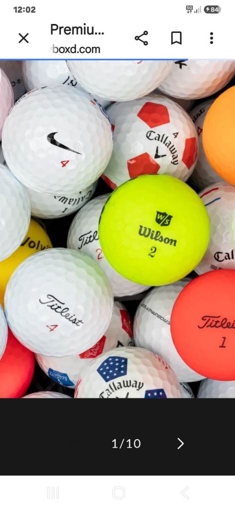 WANTED -- Golf Balls/ Golf Club Set or Golf Accessories – Good Condition