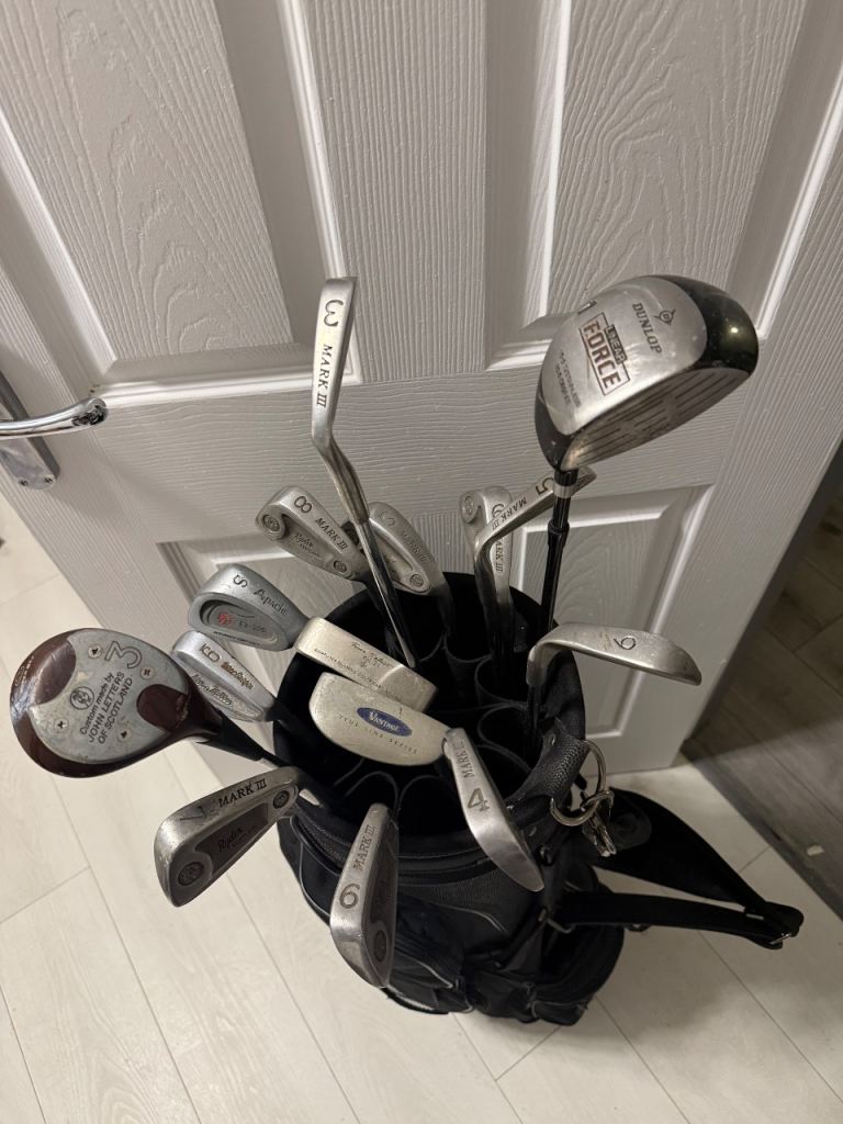 SOLD Golf clubs and golf bag 