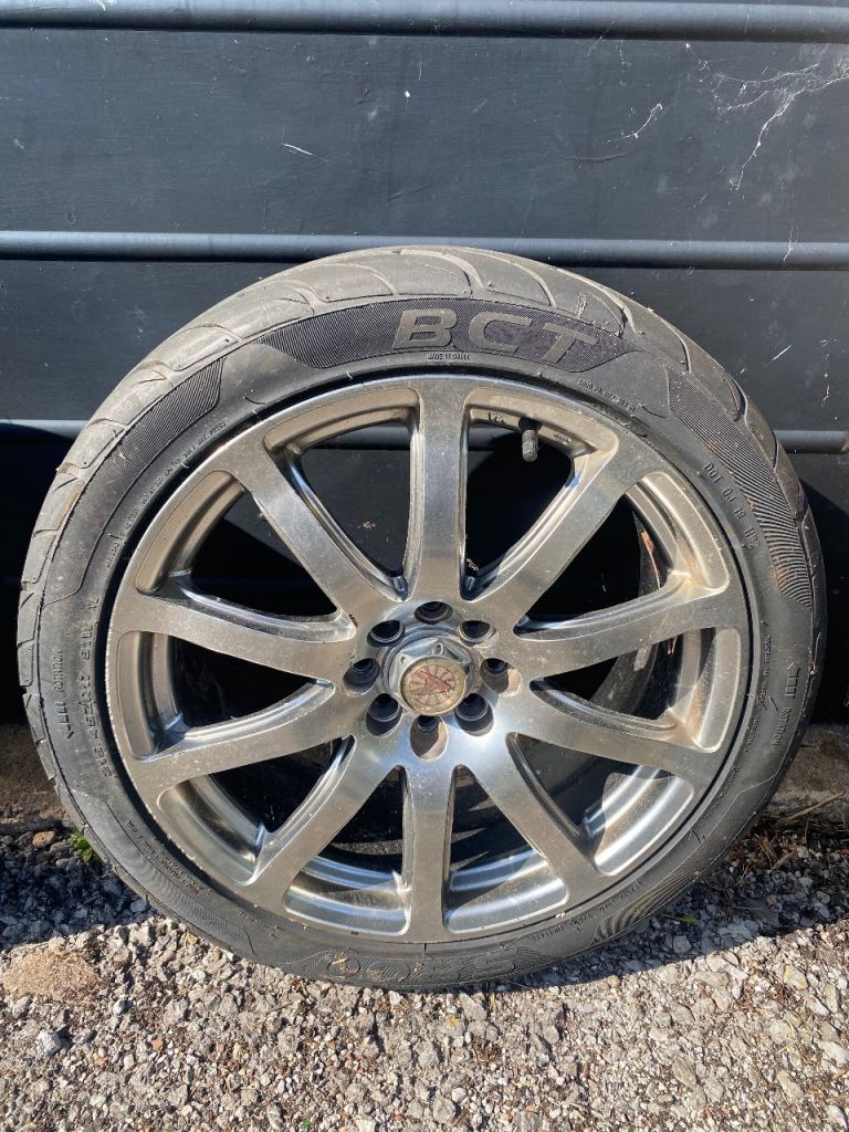 Four wolfrace alloy wheels for sale