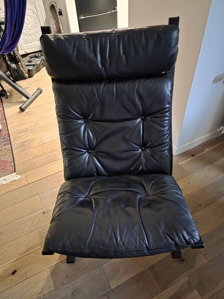 Ingmar Relling leather siesta chair