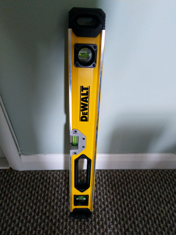 DeWalt 24in (610mm)box beam spirit level if you can see add still for sale
