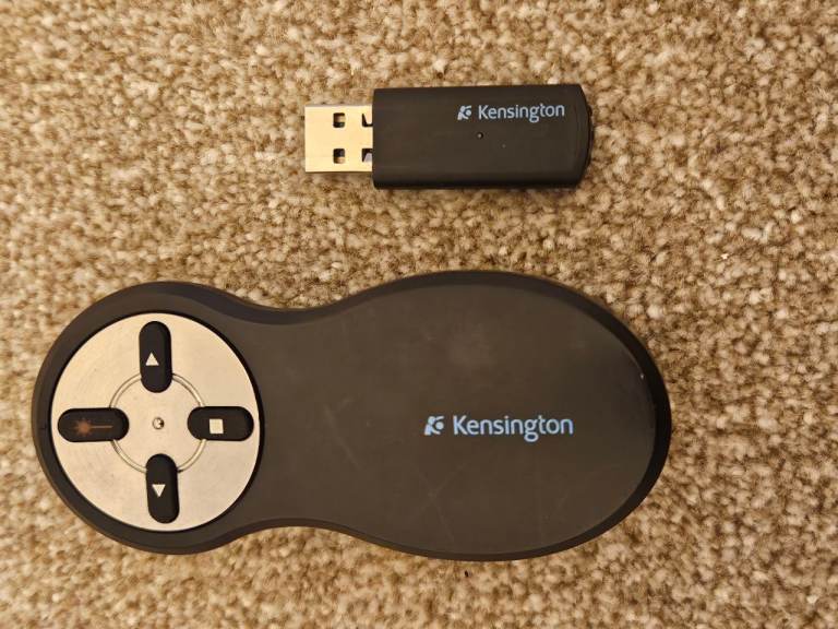 Kensington Wireless Presenter / Laser Pointer + USB Receiver