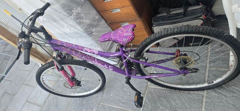 Woman bike