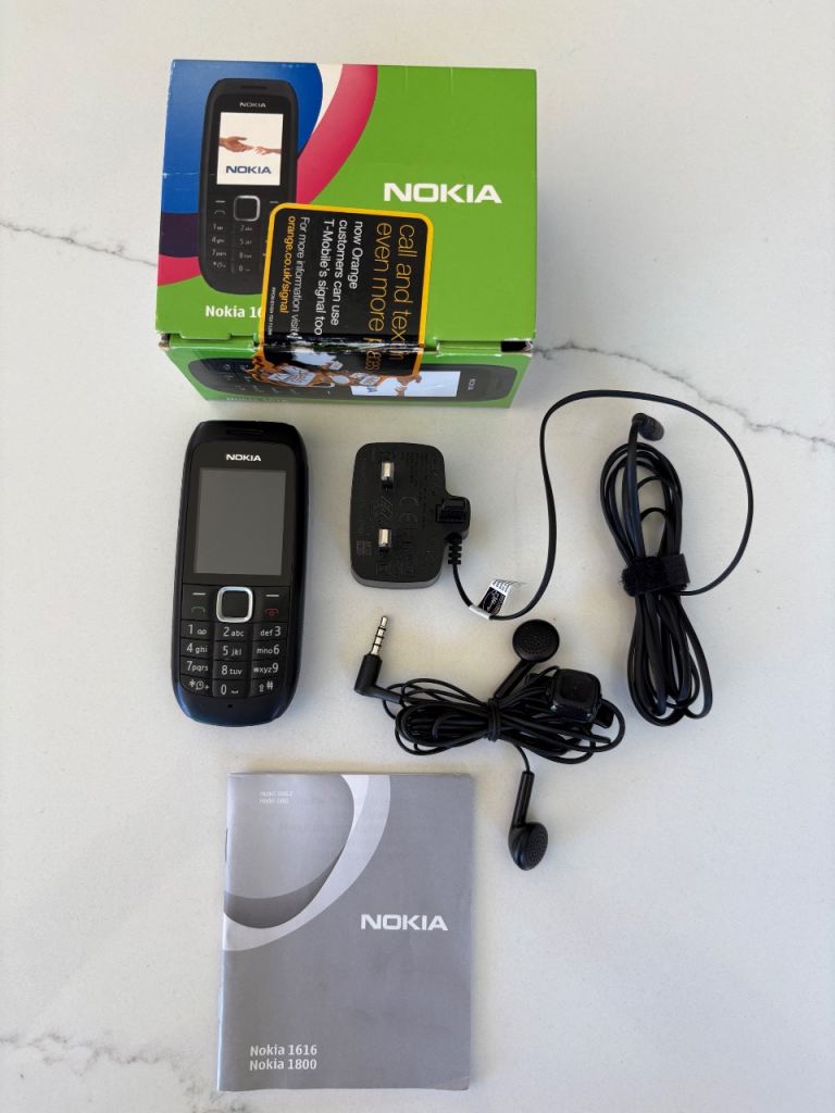 Nokia 1616 Mobile Phone – Black, As Good As New, Boxed