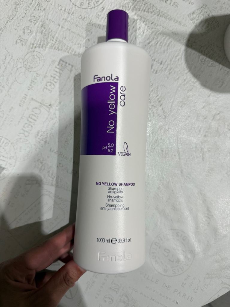 Fanola No Yellow Shampoo - 1000ml, Unopened