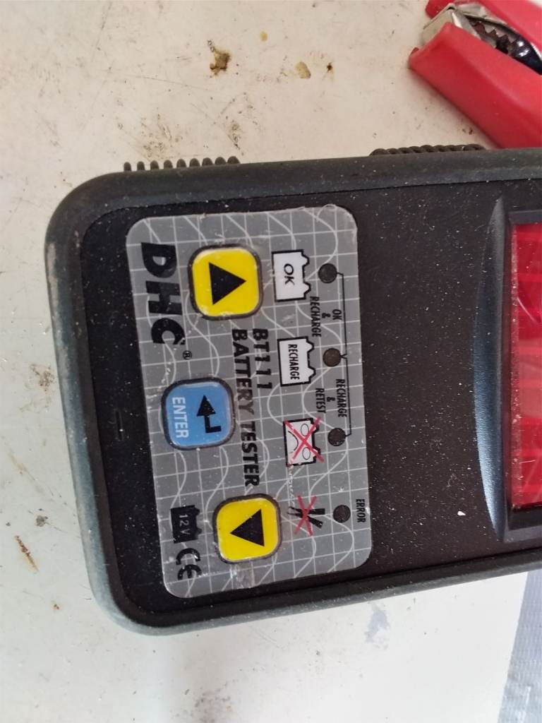 Battery charger and tester
