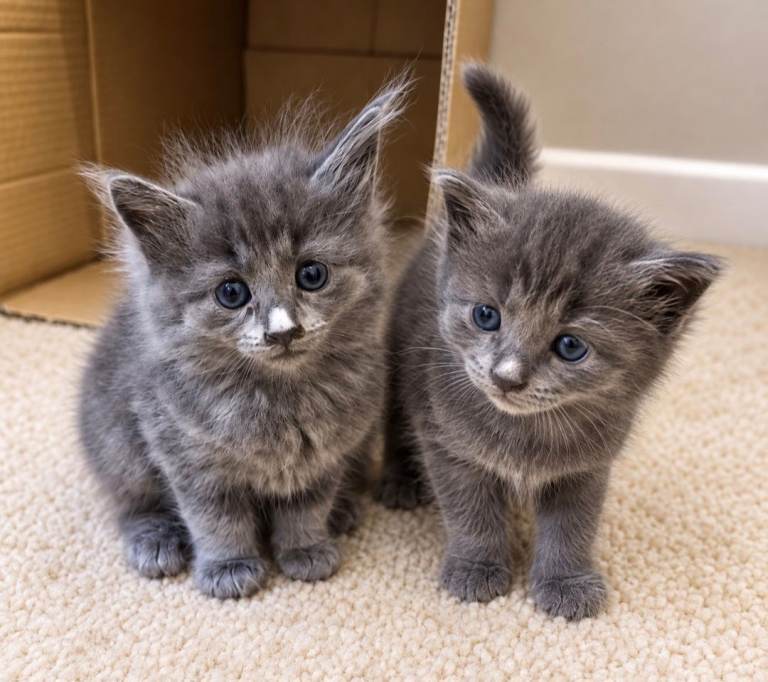 Mixed breed kittens (sold)