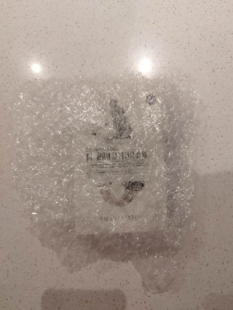 2 in 1 SmartWatch. SmartWatch + Build-in Earphones + Steel Metal Black Strap, BLACK -WRAPPED/SEALED