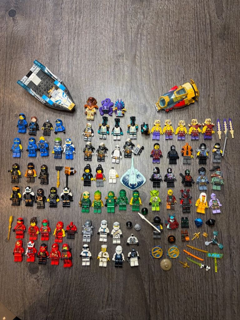 Massive lego ninjago minifigure lot 