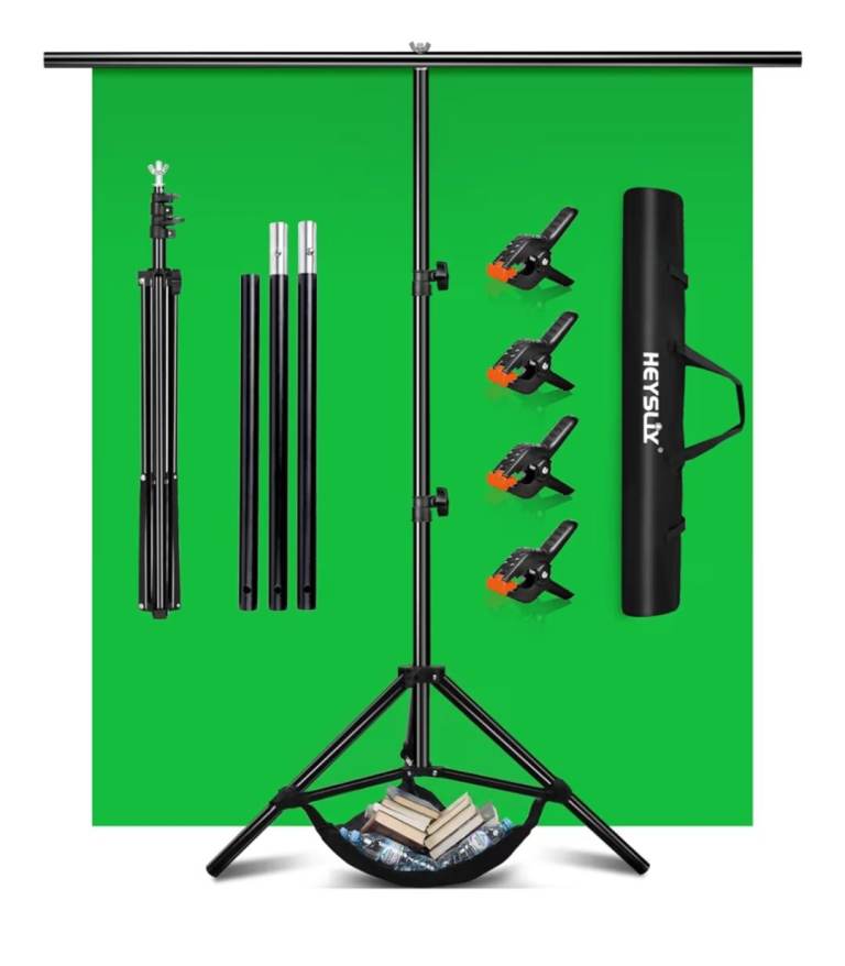 Green Screen Background with Stand 