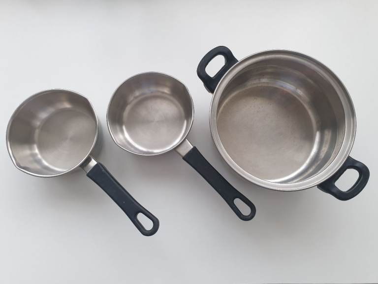 Cookware Kitchen Cooking Pots Pans Stainless Steel Bundle