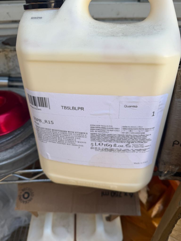 New 5L Body Moisturiser with Vitamin E