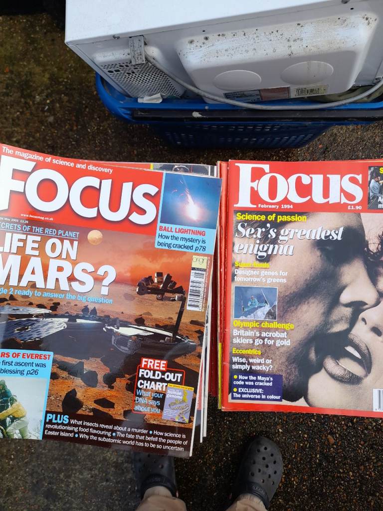 B.B.C. science focus magazines 
