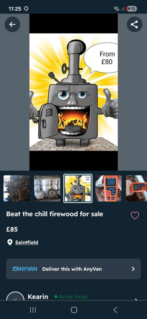 Firewood logs for sale 