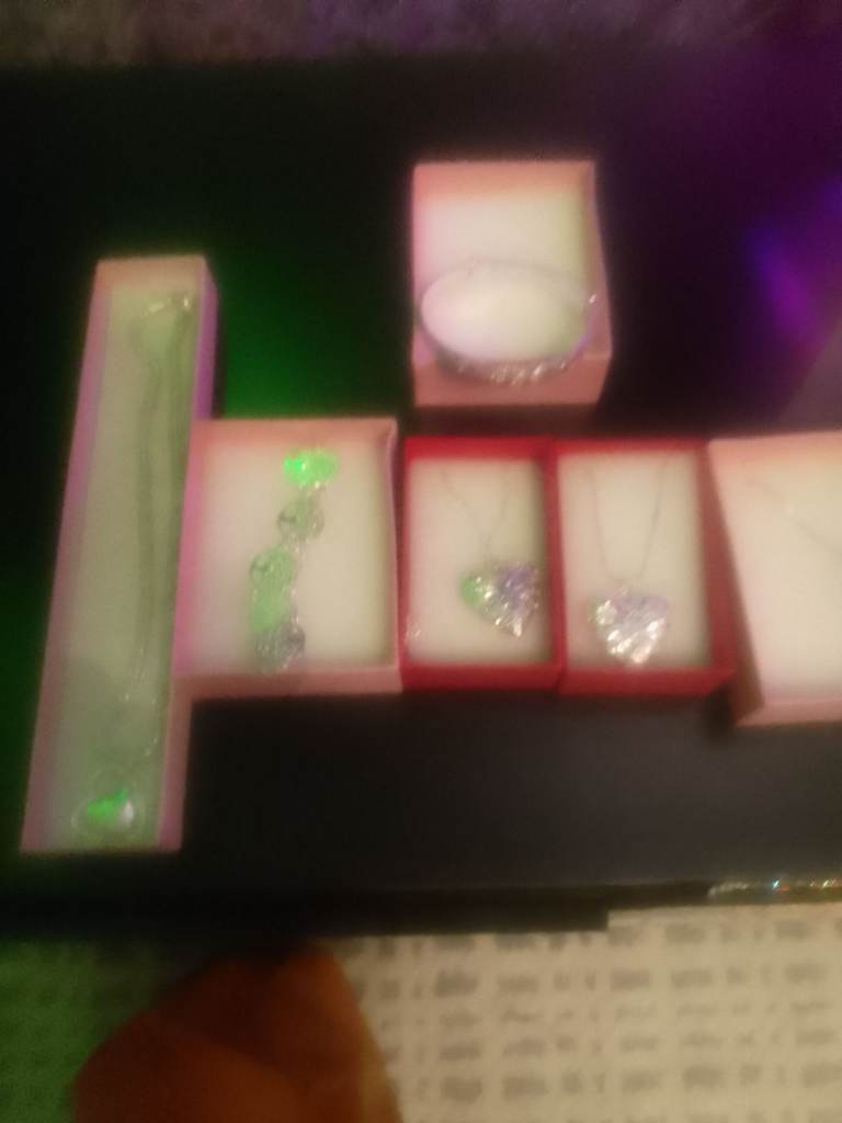 New Silver-Tone Jewellery Set - Necklace, Bracelet, Ring