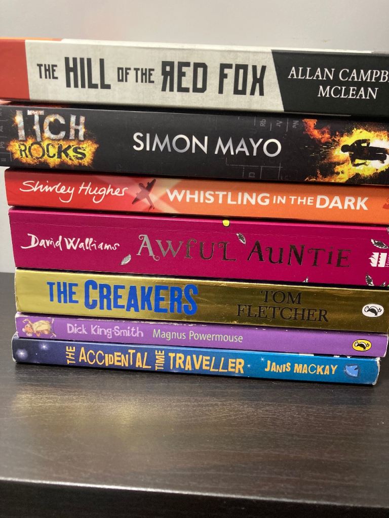 7 children’s novels. 