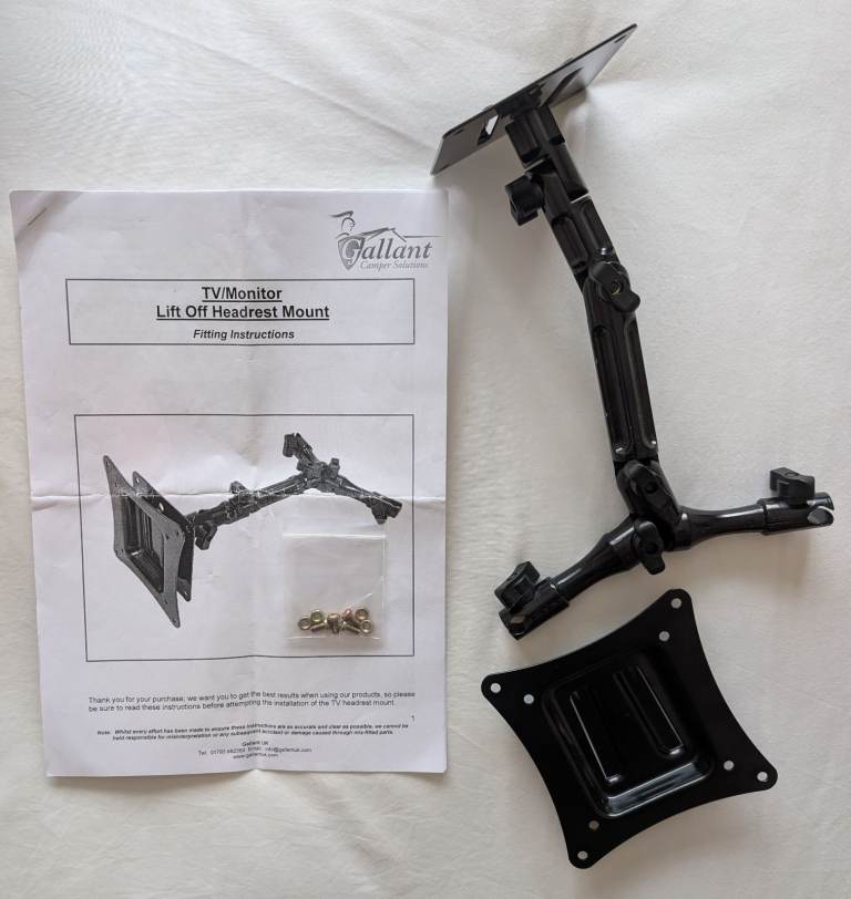 Gallant TV/Monitor Headrest Mounting Bracket (RRP £44.99)