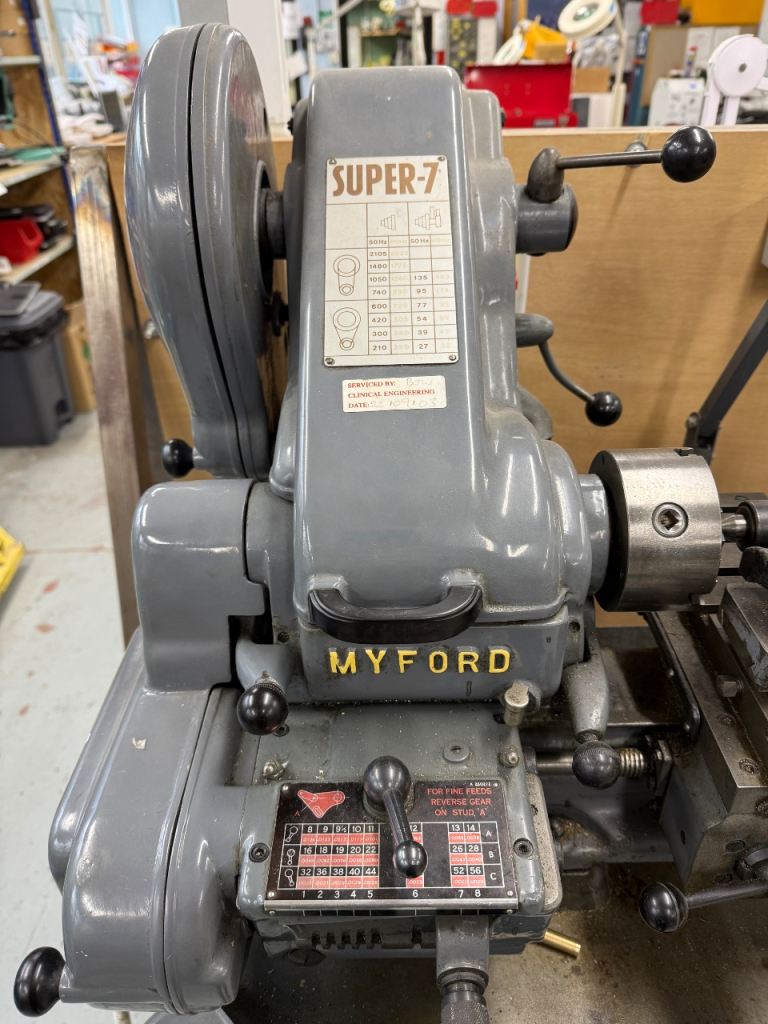 Myford Super 7 Lathe - With Accessories, £1,900.00 for Sale