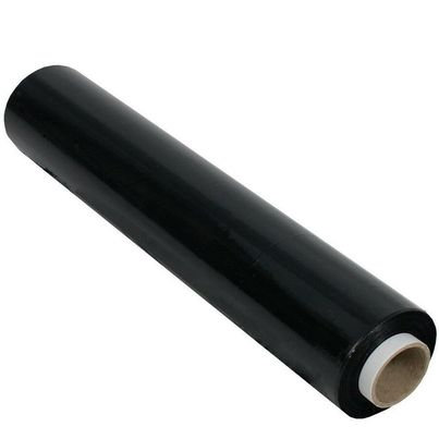 1 ROLLS BLACK PALLET STRETCH SHRINK WRAP CLING FILM 400mm Width x 200m x 20Mu