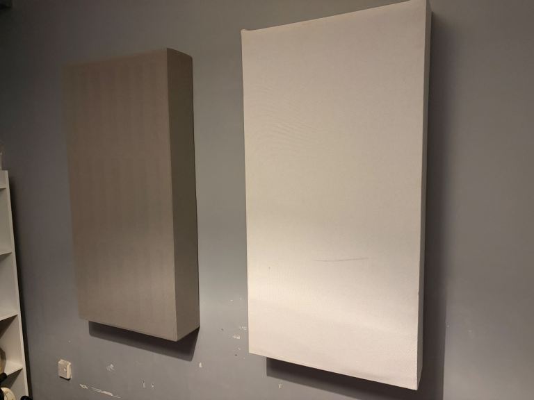 Acoustic Baffles - Music Studio Sound Absorbing Wall Panels x 2 Boards