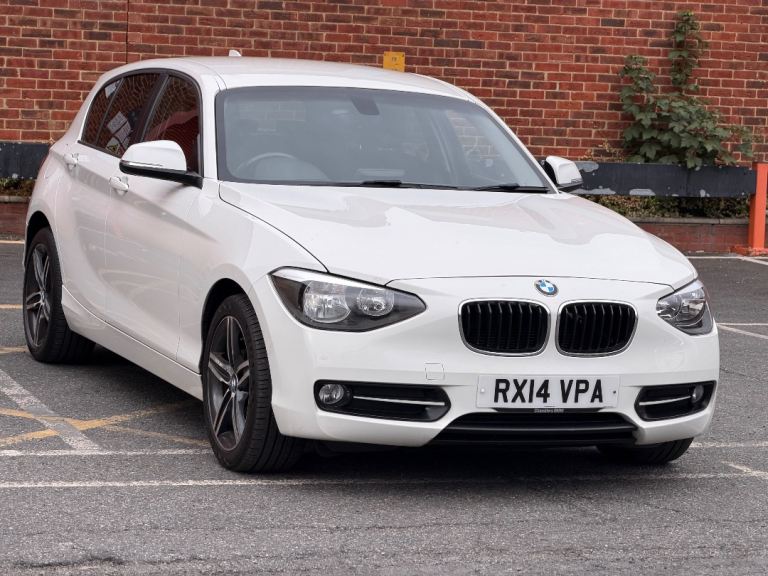 Automatic 2014 BMW, 1 SERIES, 1.6 Petrol 5 doors Hatchback White 