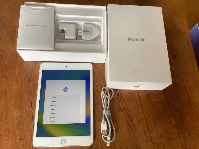 Apple iPad mini 5th Gen with Box and Charger – Good Condition