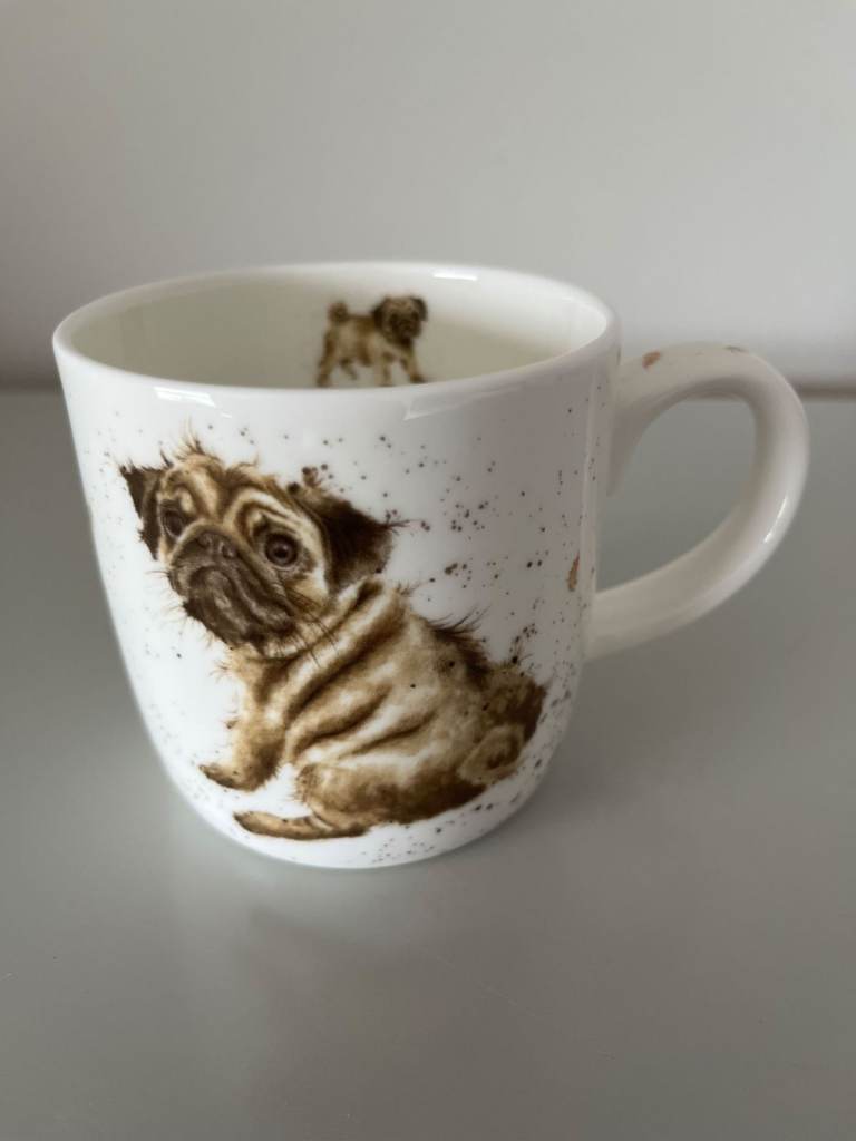 WRENDALE DESIGNS PUG LOVE MUG
