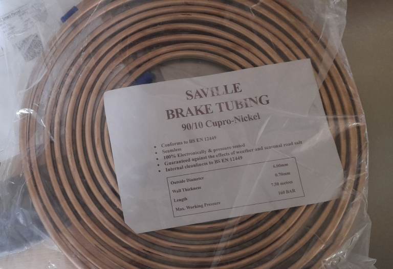 Rolls Royce, Mercedes, Citroen Hydraulic pipe 25ft car brake hose