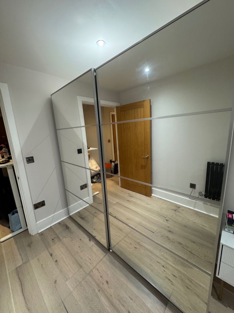 IKEA Pax mirrored doors 