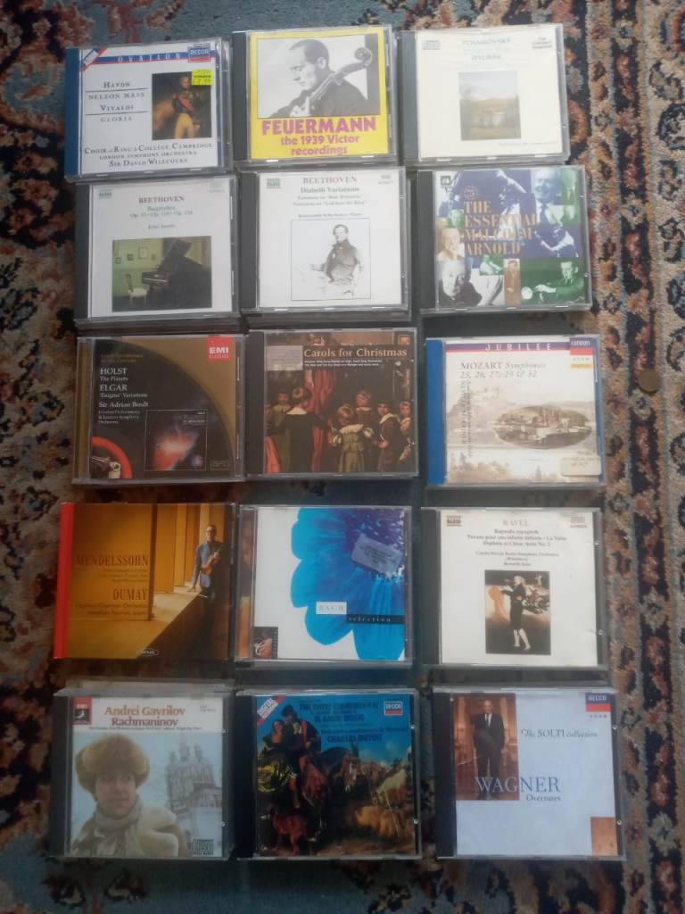Classical Music CD Job Lot – Various Artists, Good Condition
