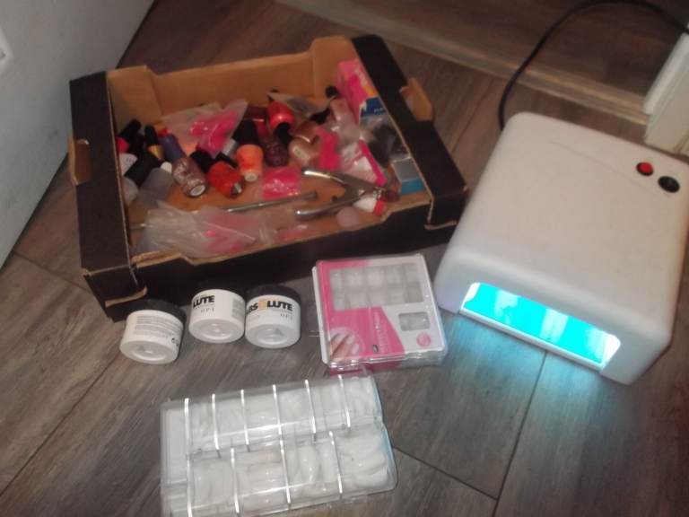 Nail Tech- Uv Lamp- Opi Absolute- Crate LOT