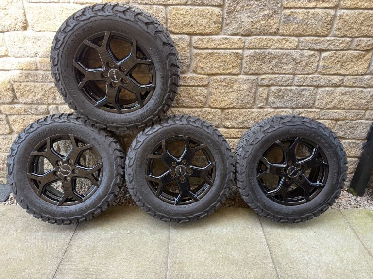 VW Caddy “Swamper” Alloy Wheels & BF Goodrich Tyres