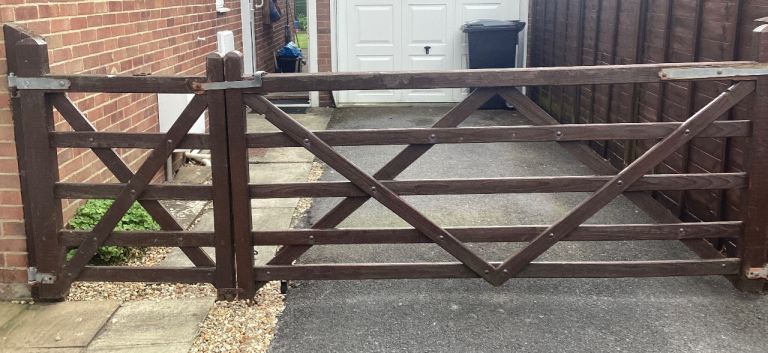 Wooden Driveway Gates