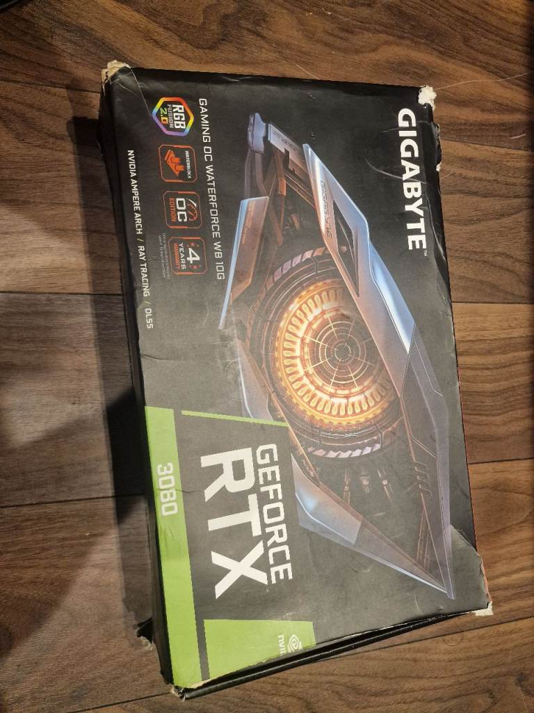Gigabyte RTX 3080 waterforce. 