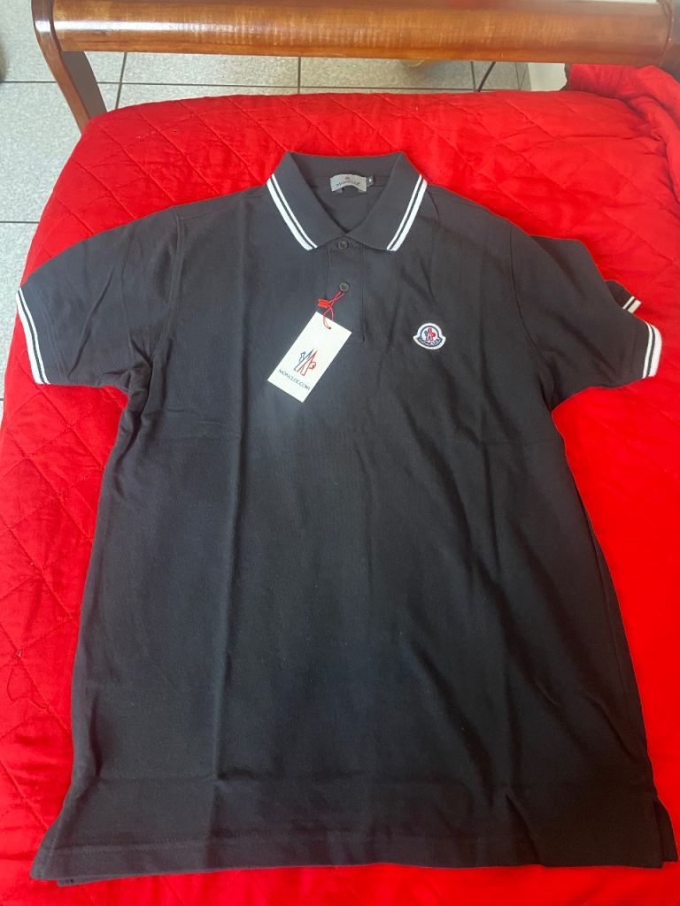 Moncler Black Polo Shirt – New