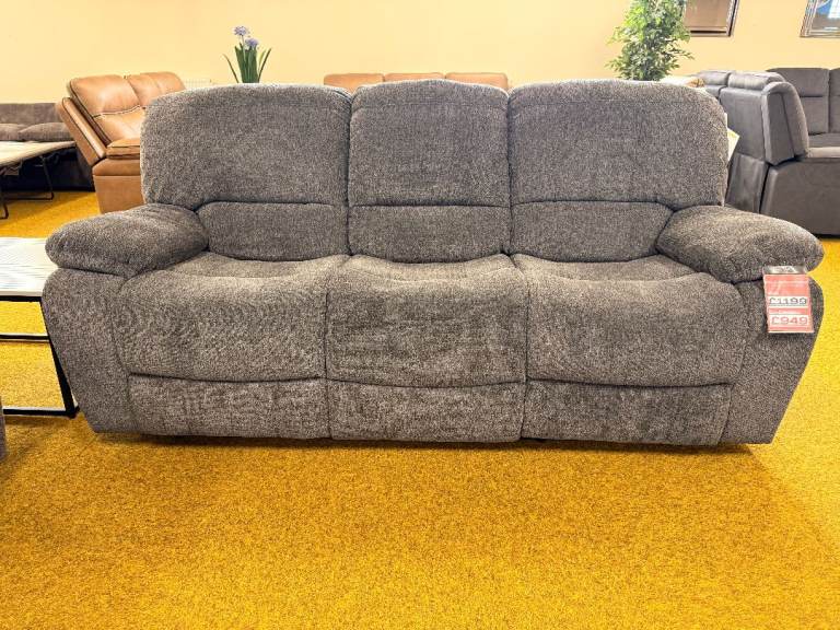 3 Seater Manual Recliner Sofa