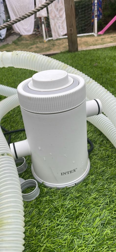 Intex C330 Pool Filter Pump with Hoses – Good Condition