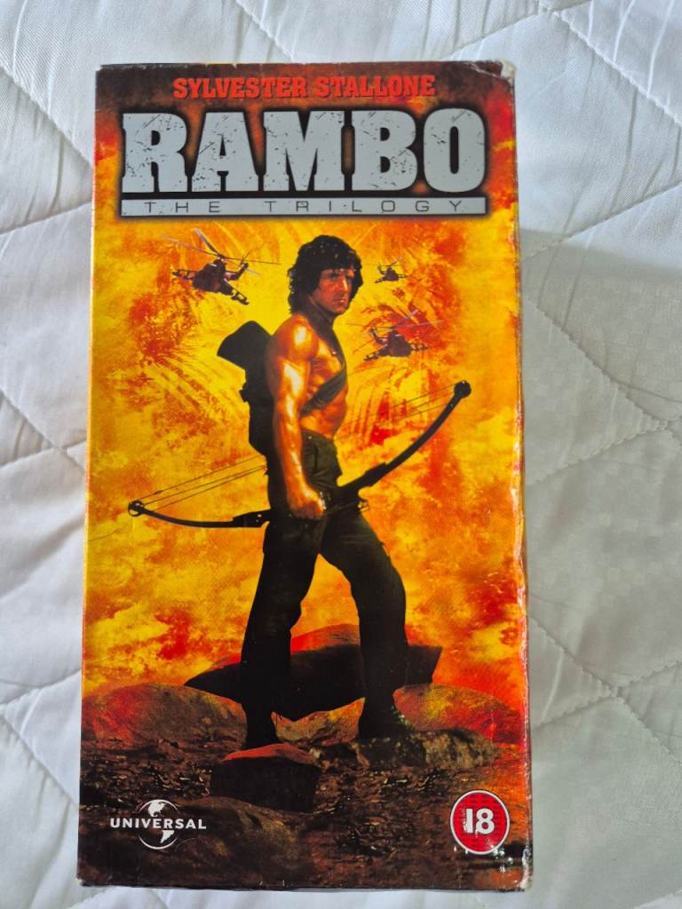 Rambo The Trilogy VHS Box Set – Good Condition