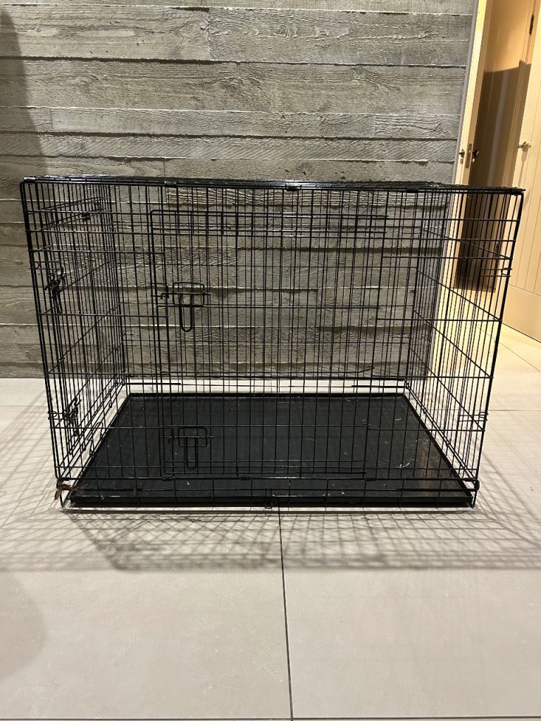 Ellie Bo XL black dog crate 