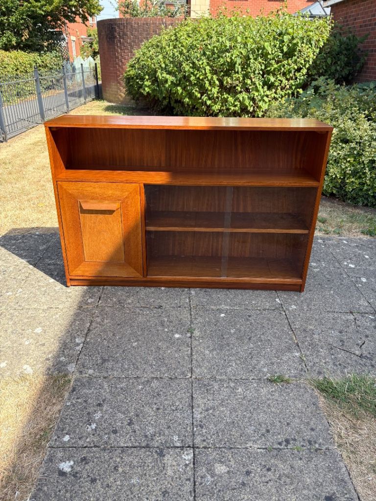 Stateroom teak glazed sideboard (nationwide delivery available)